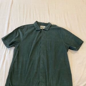 Madewell Green Short Sleeve Shirt